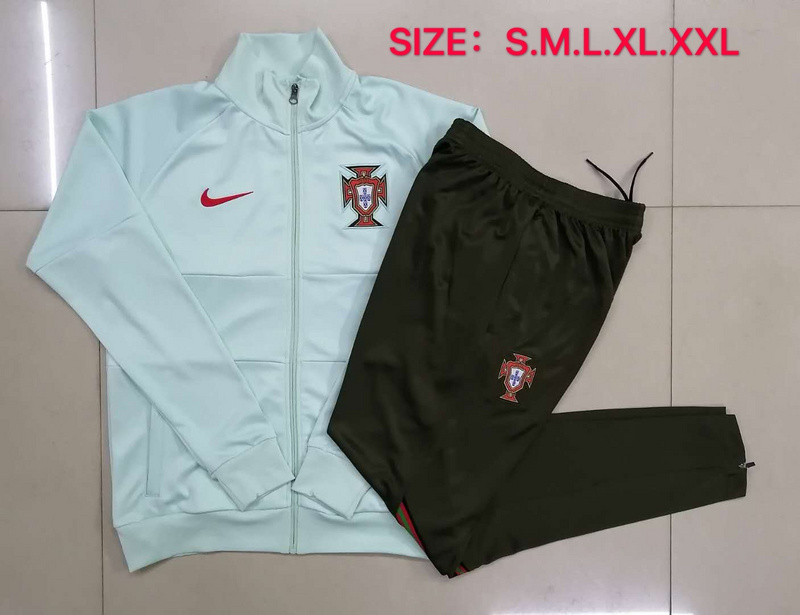 AAA Quality Portugal 2020 Tracksuit - Light Green